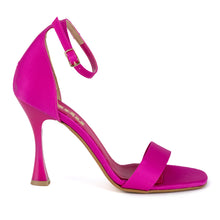 Load image into Gallery viewer, Satin Sandals - Fuchsia