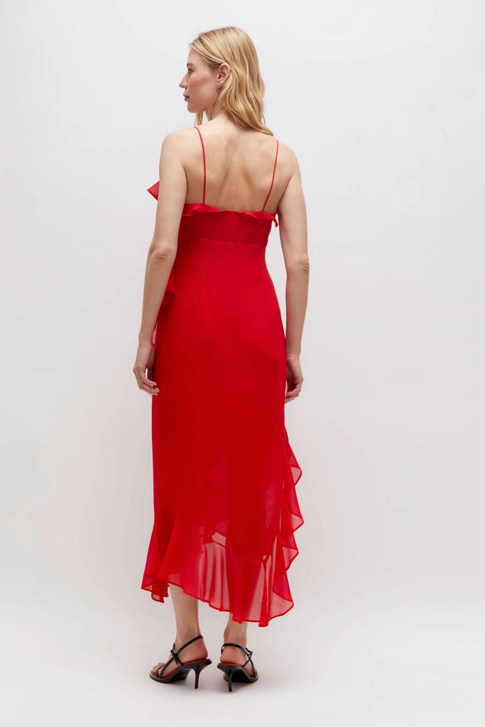Μίντι φόρεμα - Κόκκινο