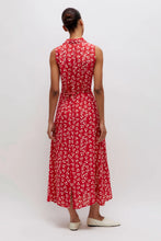 Load image into Gallery viewer, Μίντι φόρεμα/πουκάμισο - Κόκκινο