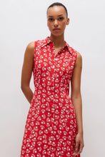 Φόρτωση εικόνας στο πρόγραμμα προβολής γκαλερί, Μίντι φόρεμα/πουκάμισο - Κόκκινο
