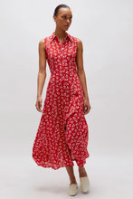 Load image into Gallery viewer, Μίντι φόρεμα/πουκάμισο - Κόκκινο
