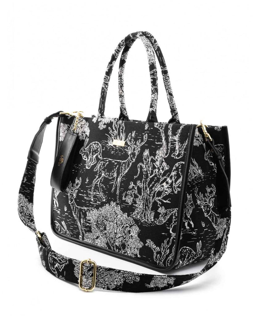 Women's Handbag/Crossbody Bag Veta - Black/White