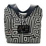 Women's Shoulder Bag Dolce - Black/Ekrou