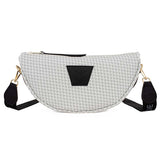Women's Crossbody Bag De Raggi - White/Grey