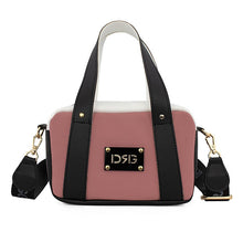 Load image into Gallery viewer, Women&#39;s Handbag/Crossbody Bag De Raggi - Black/White/Pink
